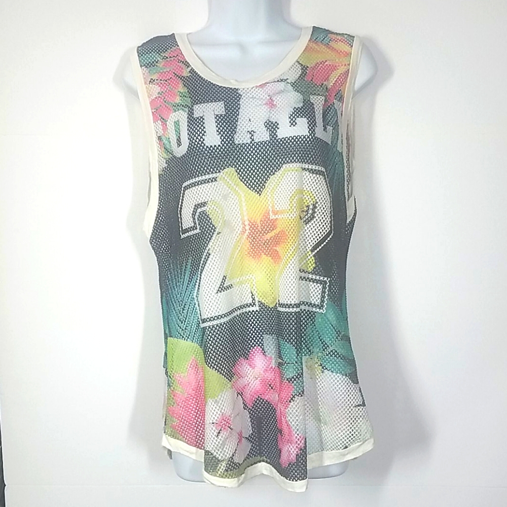 Floral Mesh Jersey